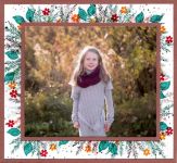 Fall Fir Branch Frame